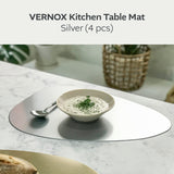 VERNOX Kitchen Table Mat (L) Gold (4 pcs)(Gold, Silver 2 colors)