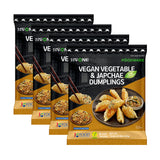 DAMDUONE Vegan Vegetable Dumplings 14.8 oz per bag, 4 pack