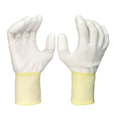 White Nylon Glove - White PU TOP coated XL(XL,L,M,S 4 size)