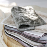 100% Viscose (Vegetable Fiber) Dish Cloth - Excellent Oil Absorbency and Removes Stain with Only Water, 6.7" x 4.7"