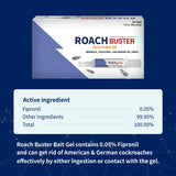 ROACH BUSTER cockroach gel bait - Ready to Use Roach Control (2 sets)