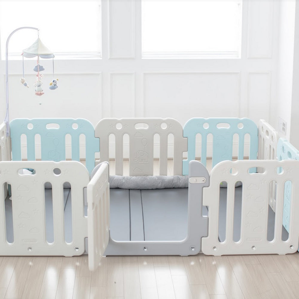 GGUMBI Door type Plus Baby Room Guard Set 10p+roll mat, Easy to install and manage, Expendable structure, BPA free