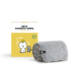 PET’S FAVORITE TOWEL , Premium High Quality Microfiber Pet Towel, Ultra-Absorbent, Quick Drying Towel,, Made in Korea