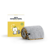 PET’S FAVORITE TOWEL , Premium High Quality Microfiber Pet Towel, Ultra-Absorbent, Quick Drying Towel,, Made in Korea