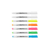 MUNGYO Multi Chalk Pen - Assorted 7 pieces in a cardboard box