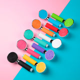 Colorful handheld shower head with silicone grip 10 colors