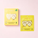 Lalarecipe Heart Goggle Brightening Mask 10pcs - Pineapple extract, pure Vitamin C, Brightening effect, Soothing care, Natural original Ingredients, Cooling Effects (10pcs) made in Korea