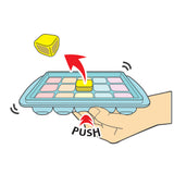 Compare Color Easily Pops Out 15,24 Compartments Ice Cube Tray