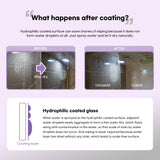 Anti-Stain Coat (3.38 Fl. Oz) with Microfiber for Shower Door, Bathroom Mirror, Tile, etc