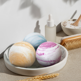 LAVOBANO Soft, Non-Irritant, Relaxing bath bomb, ROSETTA, CITRON, LA BEAUTE BUBBLE (3 packs)