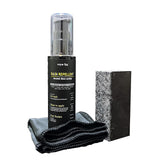 Water repellent for Car Windshield (2.2 Fl. Oz) with Microfiber Cloth and Felt bonded Applicator, Stable Coating, Works at Low Speed, Long-Lasting