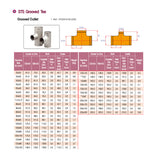 Staninlees Steel, Pipe Fitting, Tee (50mmx32mm)