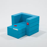 Cake Sofa Transformable Play Furniture, Blue