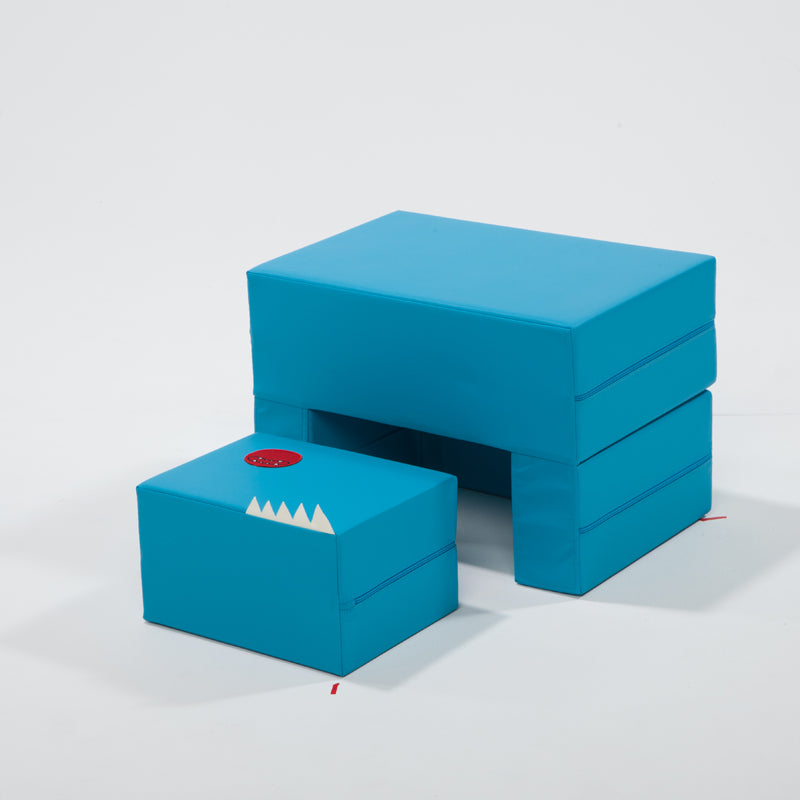 Cake Sofa Transformable Play Furniture, Blue