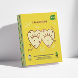 Lalarecipe Heart Goggle Brightening Mask 10pcs - Pineapple extract, pure Vitamin C, Brightening effect, Soothing care, Natural original Ingredients, Cooling Effects (10pcs) made in Korea