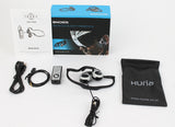 ENO-ABLK Open Ear Bone Conduction Headset Headphone with Amplifier, Microphone, Sports, Outdoor, Biking, Running, Activity, Safety (Black)