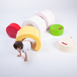 Tunnel Sofa Transforamble Furniture for Kids - Green & Yellow